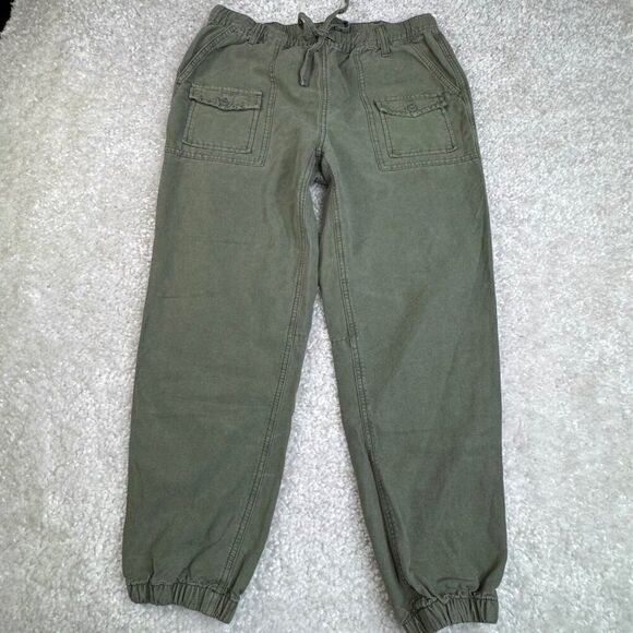Aerie Double Pocket Utility Jogger Pant Olive Green - Picture 2 of 9